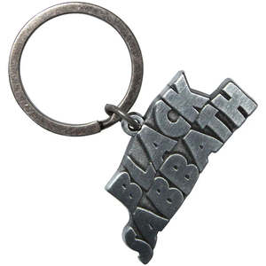 Black Sabbath - Silver Wavy Logo - Keychain