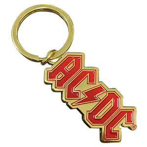 Gifts Accessories: AC/DC - Gold Logo - Keychain