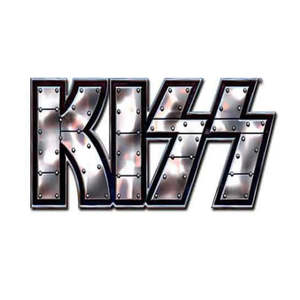 Gifts Accessories: Kiss - Studded Logo Pin