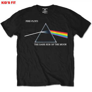 Kids Band T Shirts: Pink Floyd - Dark Side of the Moon - Kids Black T-Shirt