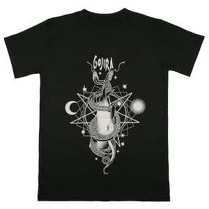 Gojira T Shirts: Gojira - Celestial Snakes - Black T-Shirt