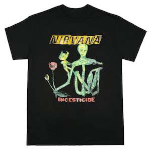 Kurt Cobain: Nirvana - Incesticide - Black T-Shirt