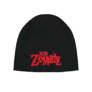 Rob Zombie: Rob Zombie - Logo - Black Skull Cap Beanie