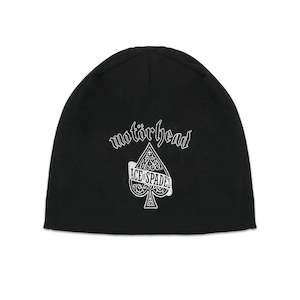 Headwear: Motorhead - Ace Of Spades - Black Skull Cap Beanie