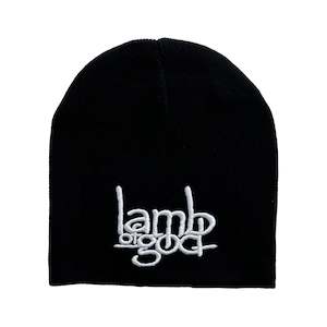 Headwear: Lamb of god - Logo - Black Beanie