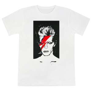 David Bowie: David Bowie - Ziggy Stardust - White T-Shirt