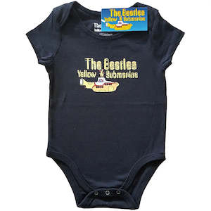 The Beatles: The Beatles - Yellow Submarine - Baby Black Onesie