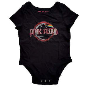 Pink Floyd - Dark Side of the Moon - Baby Black Onesie
