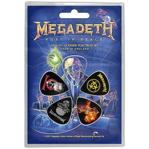 Guitar Picks Nz: Megadeth - Rust in Peace - Guitar Pick Set