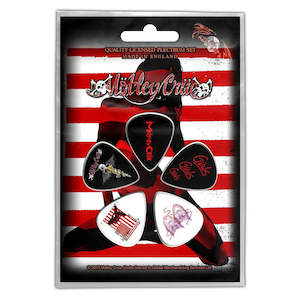 Guitar Picks Nz: Motley Crue - Red, White & Crue - Guitar Pick Set