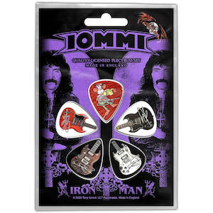 Guitar Picks Nz: Tony Iommi - Iron Man - Guitar Pick Set