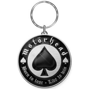 Rock Band Keyrings And Keychains: Motorhead - Born to Lose - Keychain