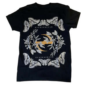 Restocked: Evanescence - Butterfly Black T-Shirt