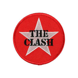 The Clash T Shirts: The Clash Patch - Star Logo (Iron On)