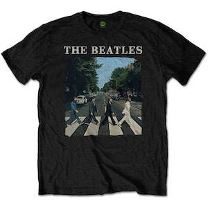 Kids Band T Shirts: The Beatles - Abbey Road - Kids Black T-Shirt
