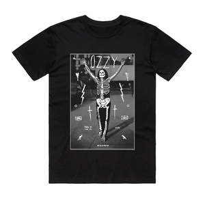 Ozzy Osbourne: Ozzy Osbourne - Skeleton Crucfix - Black T-shirt