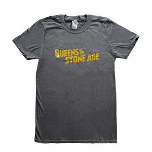 Queens Of The Stone Age: Queens of the Stone Age - Metallic Logo - Grey T-Shirt