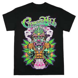 Hip Hop Rap T Shirts: Cypress Hill - Tiki Time - Black T-Shirt