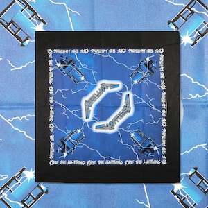Bandanas: Metallica Ride the Lightning - Black Bandana