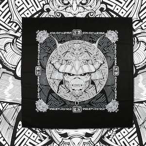 Bandanas: Iron Maiden Samurai Eddy - Black Bandana