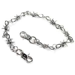 Twisted Thread Barbed Wire Wallet Chain
