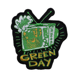 Green Day Patch - Television (Iron On)