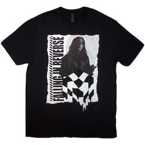 Available For Discount Codes: Falling in Reverse - Chequered - Black T-shirt