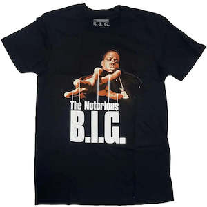 Biggie Smalls - Reach Strings - Black T-Shirt