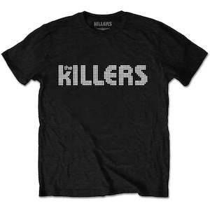 The Killers - Dots Logo - Black T-Shirt
