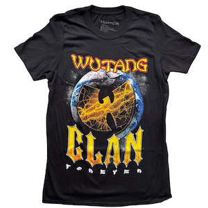 Wu Tang Clan: Wu-Tang Clan - Bat Globe - Black T-Shirt (Limited Edition)