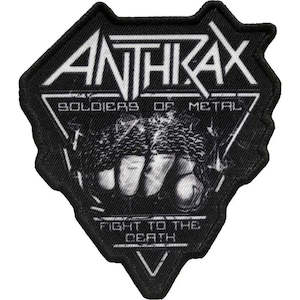Anthrax Patch - Soldier of Metal (Sew On)