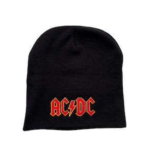 Headwear: AC/DC - Classic Logo - Black Beanie