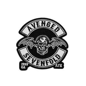 Avenged Sevenfold Patch - Deathbat Crest (Iron On)
