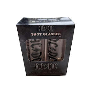 Gifts Accessories: AC/DC - Shot Glasses - Have a Drink on Me
