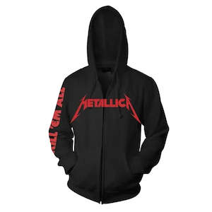 Metallica - Kill Em All - Black Zip-Up Hoodie (w/Back)