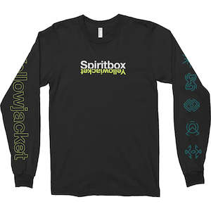 Long Sleeves: Spiritbox - Yellowjacket Black Long Sleeve Shirt