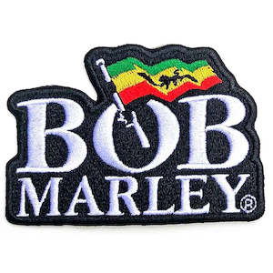 Bob Marley: Bob Marley Patch - Logo Cut Out (Iron On)
