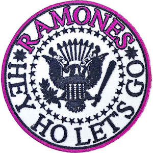 Ramones Patch - Hey Ho Lets Go (Iron On)