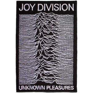 Gifts Under 50: Joy Division Patch - Unknown Pleasures (Iron On)