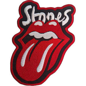 Gifts Under 50: Rolling Stones Patch - Large Classic Licks (Iron On)