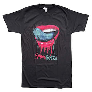 Falling in Reverse - Lips - Black T-shirt