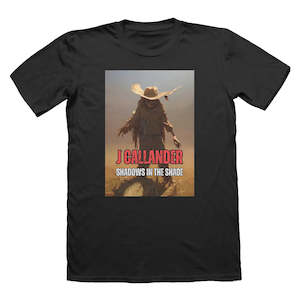 J Callander - Album Cover Black T-shirt (W/Back Print)