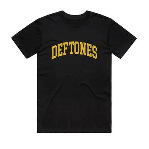 Deftones T Shirts: Deftones - College - Black T-shirt
