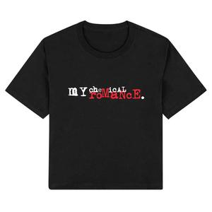 My Chemical Romance: My Chemical Romance - Three Cheers Logo - Womens Black Crop