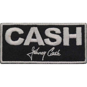 Johnny Cash Patch - Block (Iron On)