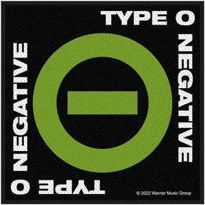 Type O Negative Patch - Negative Symbol(Sew On)