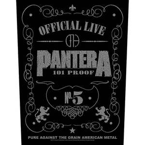 Metal T Shirts: Pantera Patch - 101 Proof (Sew On)