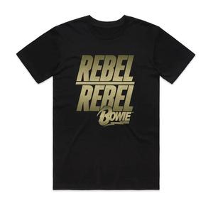 David Bowie - Rebel Rebel - Black T-shirt