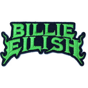 Billie Eilish: Billie Eilish Patch - Flame Green (Iron On)