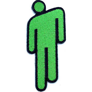 Billie Eilish: Billie Eilish Patch - Blohsh Green (Iron On)